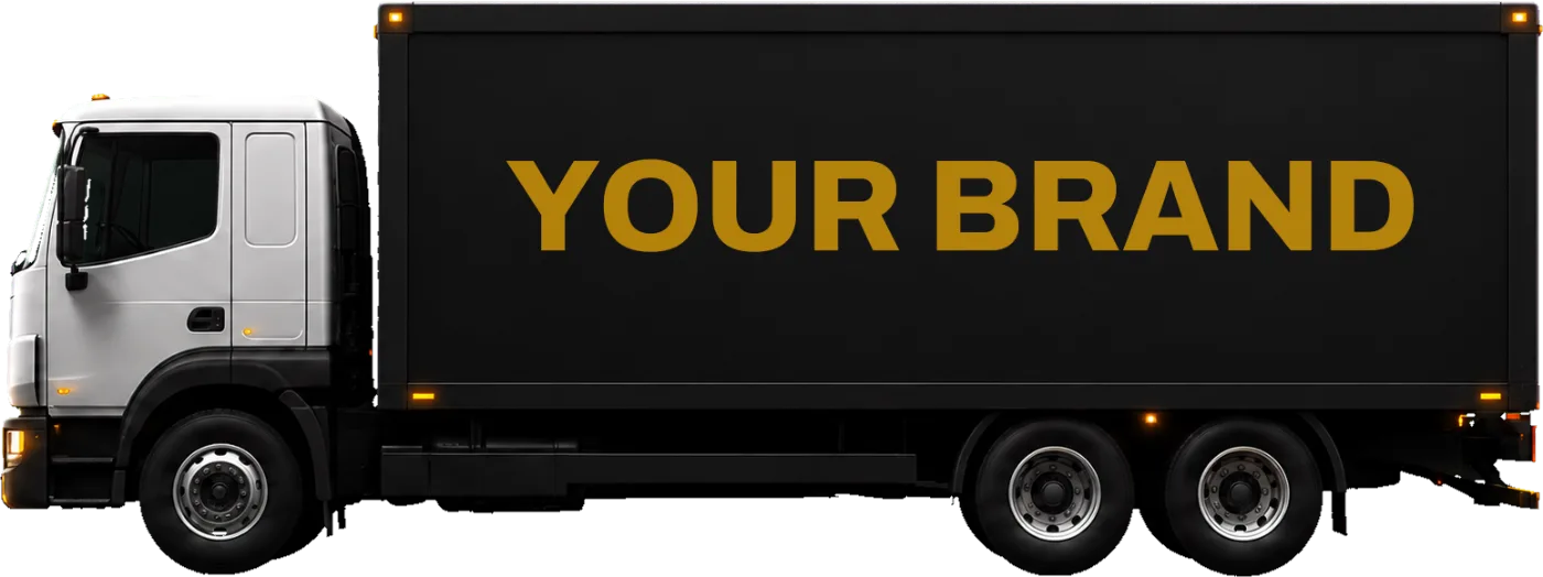 Box truck in trade-yellow livery, representing the contractor trades JobScaler works with